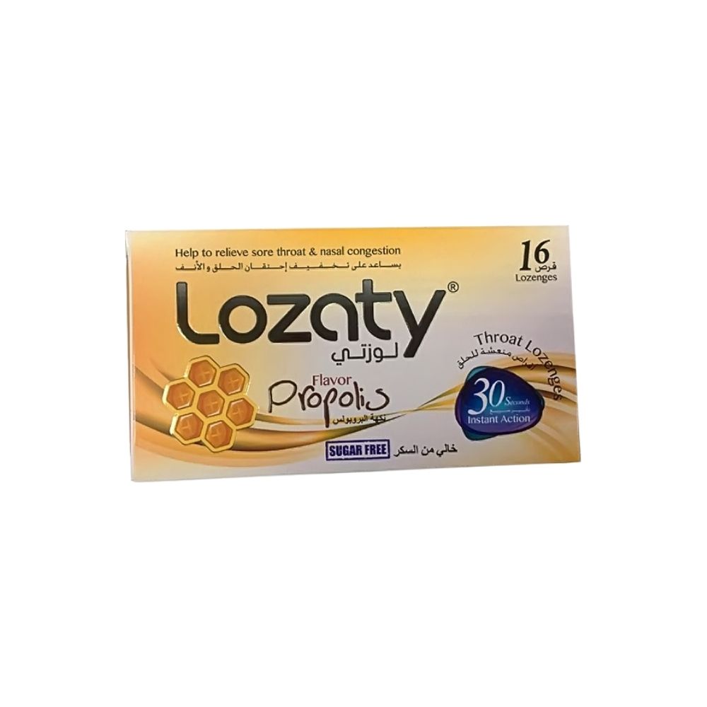 Lozaty Propolis 16 Lozenges Suger Free