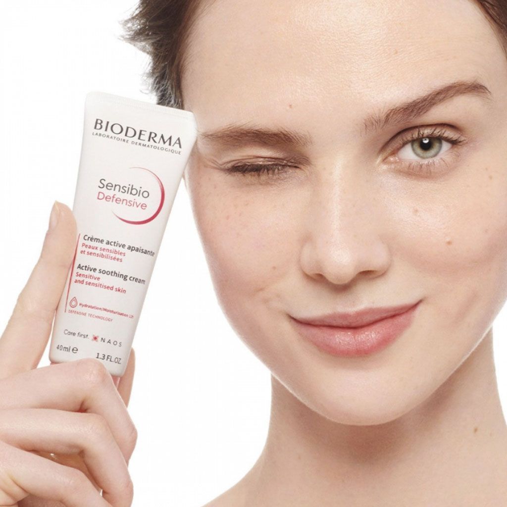 Bioderma Sensibio Defensive Moisturizing, Hydrating & Soothing Body Cream for Sensitive Skin, 40ml - Makkah Pharmacy