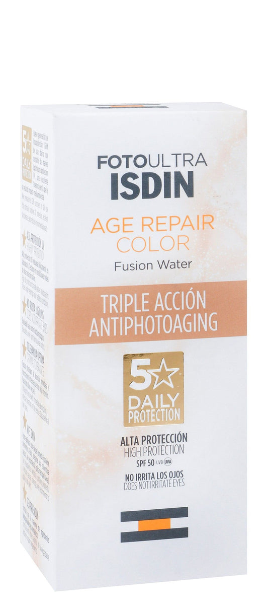 Isdin Foto Ultra Age Repair Facial Sunscreen for All Skin Types SPF50, 50ml - Makkah Pharmacy