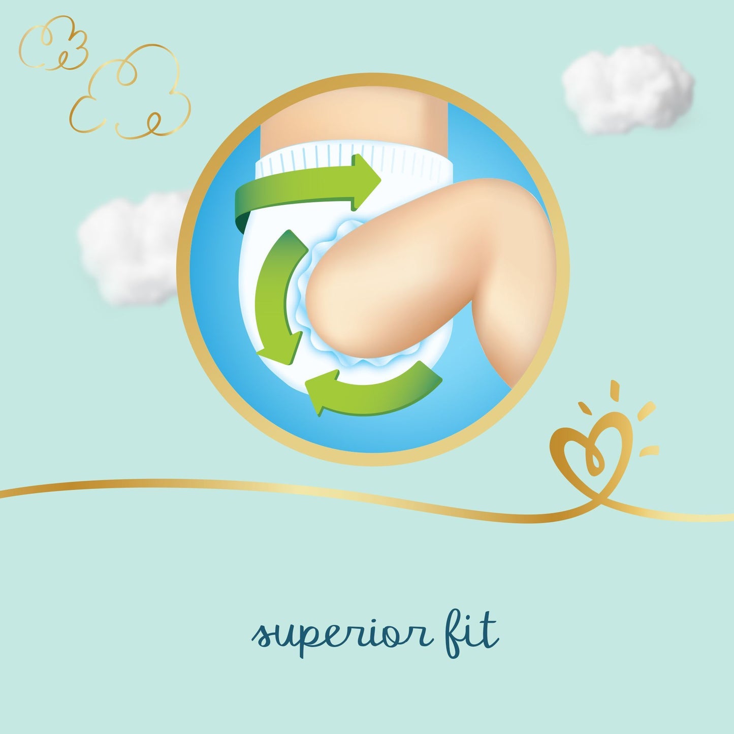 Pampers Premium Care Taped Baby Diapers, Size 4, 9-14kg, 66 Diapers