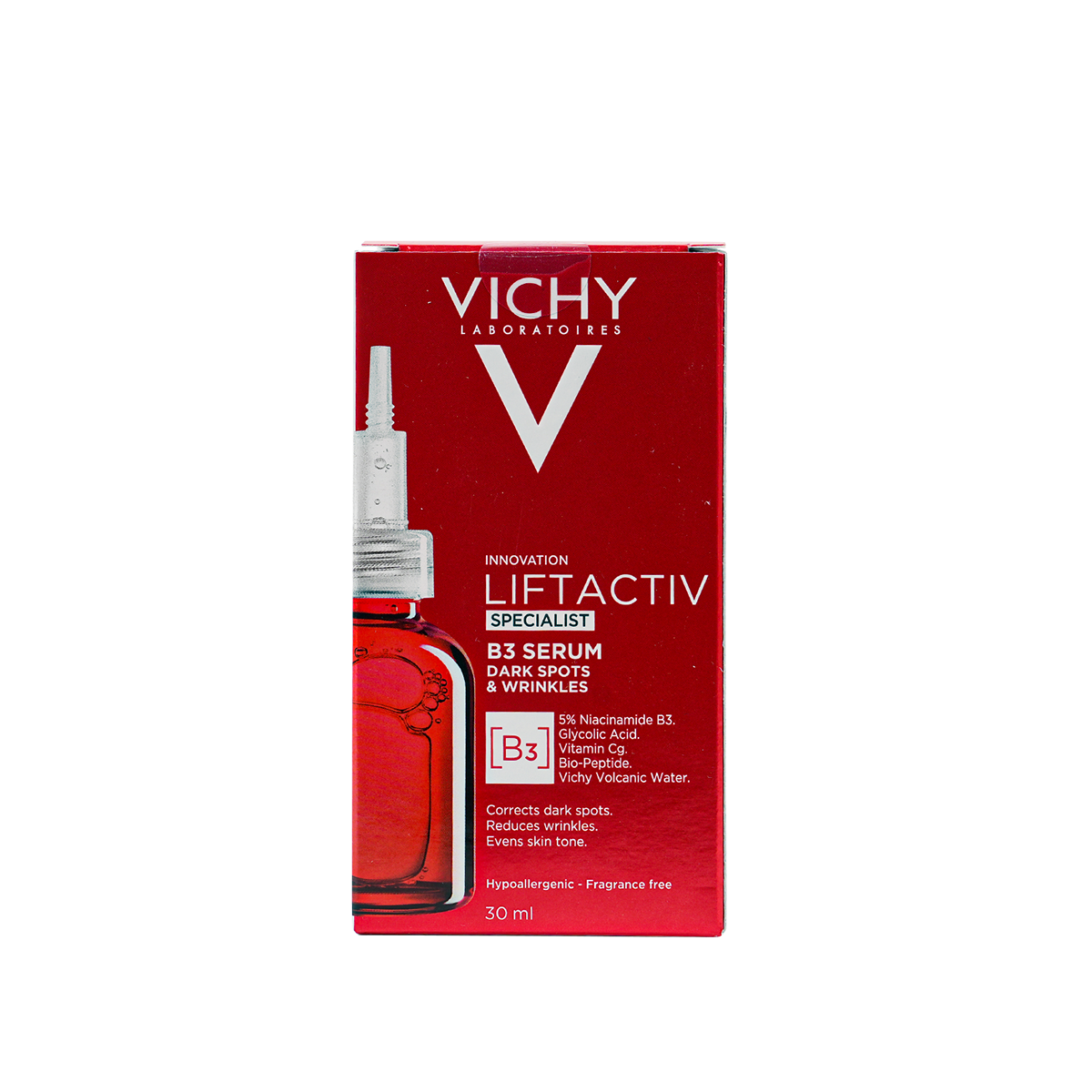 Vichy Liftactiv Specialist B3 Anti Aging Serum for Dark Spots & Wrinkles with Niacinamide, 30ml - Makkah Pharmacy