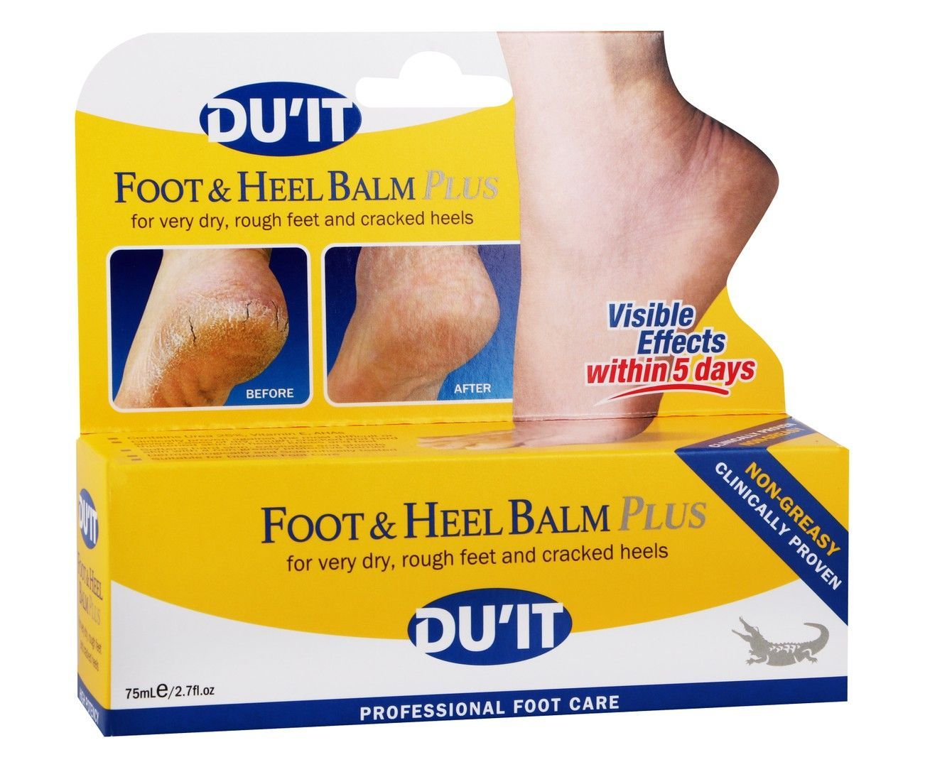 DU'IT Non Greasy Foot & Heel Balm Plus, 75ml