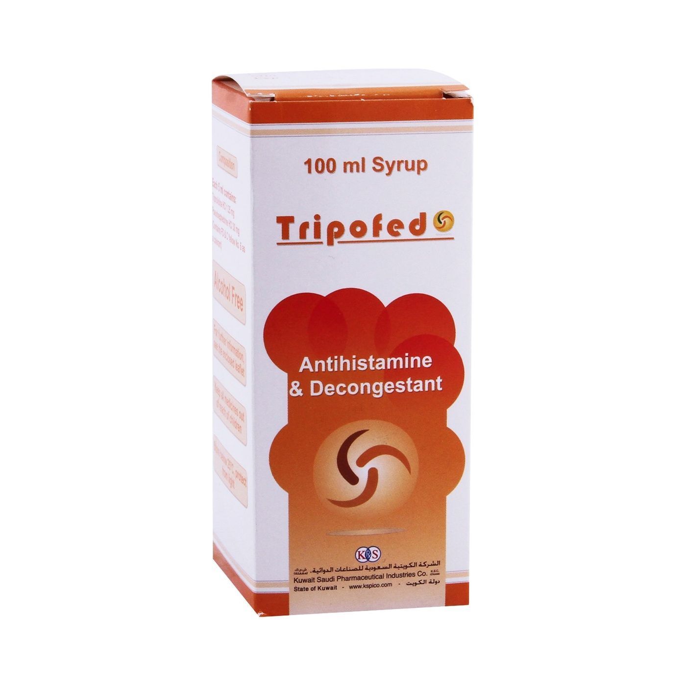 Tripofed Antihistamine & Decongestant Syrup 100 ml