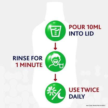 Parodontax Active Gum Health Herbal Daily Mouthwash, 500ml - Makkah Pharmacy