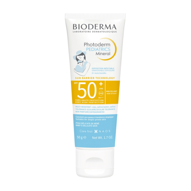 Bioderma Photoderm Pediatrics Mineral SPF 50+, 50ml - Makkah Pharmacy