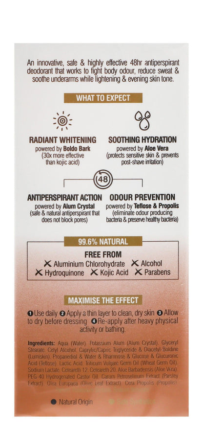 Beesline Whitening Arabian Oud Roll-On Deo, 2x50ml - Makkah Pharmacy