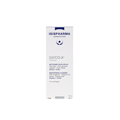 Isispharma Dermatologie Glyco-A Illuminating & Purifying Facial Foaming Cleanser for Pores & Dull Skin, 100ml - Makkah Pharmacy