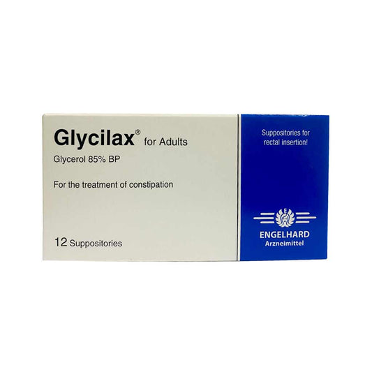 Glycilax Adult Suppositories 12's