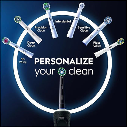 Oral-B Vitality 300 Protect X Clean Rechargeable Electric Toothbrush - Black, 1 Pack - Makkah Pharmacy