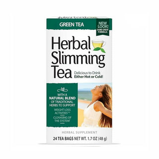 21St Century, Herbal Slimming Tea, Green Tea, Caffeine Free, 24 Tea Bags, 1.6 Oz (45 G)