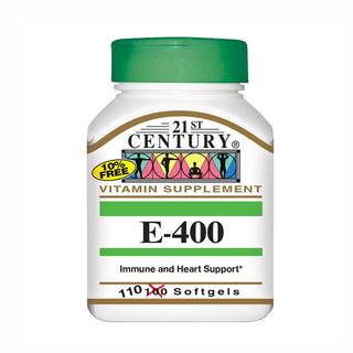 21St Century, Vitamin E, 180 Mg (400 Iu), 110 Softgels