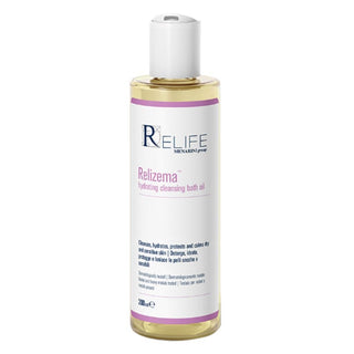 Relife Relizema Hydrating, Protecting & Cleansing Bath Oil for Dry & Sensitive Skin, 100ml - Makkah Pharmacy