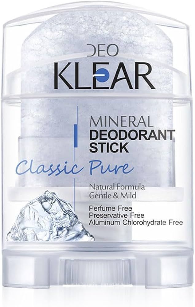 Deo Klear Classic Pure Mineral Deodorant Stick, 70g - Makkah Pharmacy