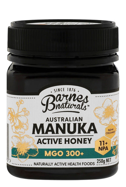 Barnes Naturals Australian Manuka Active Honey, 250g - Makkah Pharmacy