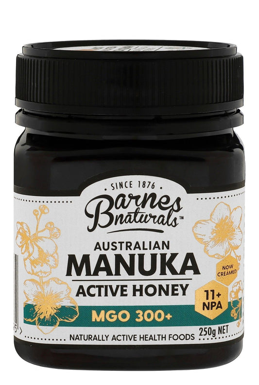 Barnes Naturals Australian Manuka Active Honey, 250g - Makkah Pharmacy