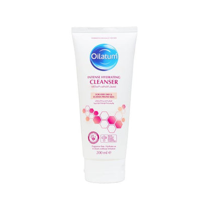 Oilatum Intense Hydrating Face & Body Cleanser for Very Dry & Eczema-Prone Skin, 200ml - Makkah Pharmacy