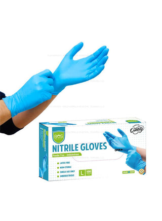 Bio Safety Powder-Free Latex Gloves Small, 100 Pieces