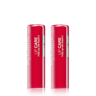 Beesline Apitherapy Shimmery Lip Balm Cherry Flavor with Beeswax & Oils, 2 Pieces - Makkah Pharmacy