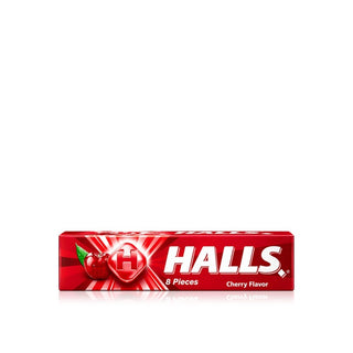 Halls Cherry Flavored Candy, 8 Pieces, 22.4g
