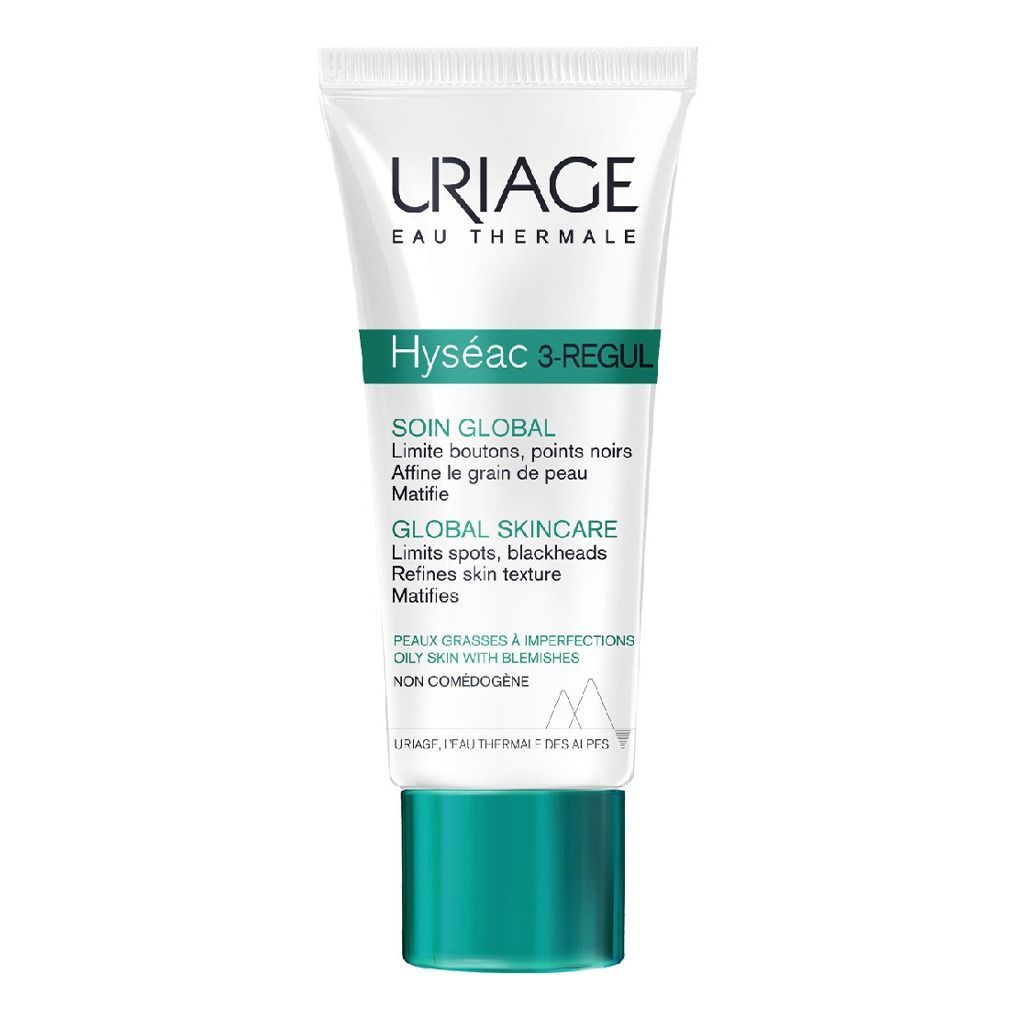 Uriage Eau Thermale Hypoallergenic Global Skincare Face Cream for Oily Skin with Blemishes - non comedogenic 40ml - Makkah Pharmacy