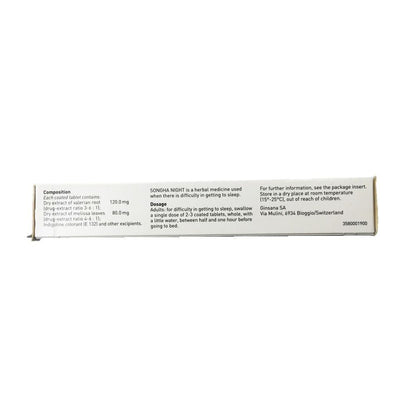 Songha Night Tablet 30'S-