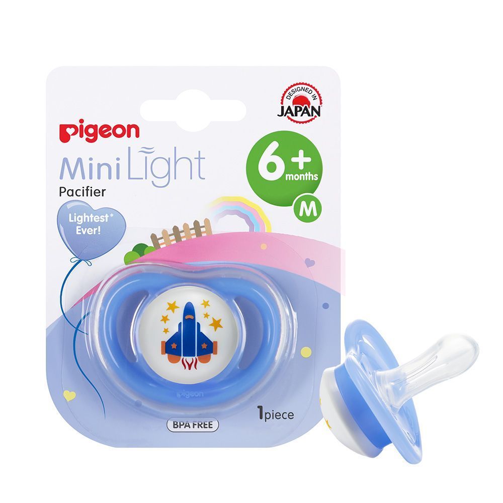 Pigeon Mini Light Purple Medium Pacifier (6+ Months), 1 Piece - Makkah Pharmacy