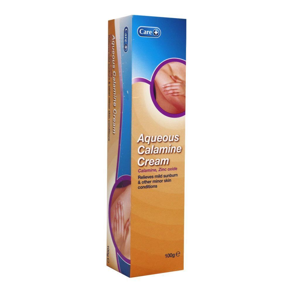 Care Plus Aqueous Calamine Cream, 100g - Makkah Pharmacy