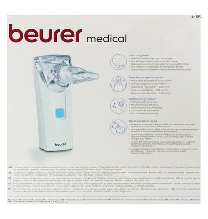 Beurer Nebulizer - White, IH 55, 1 Pack - Makkah Pharmacy