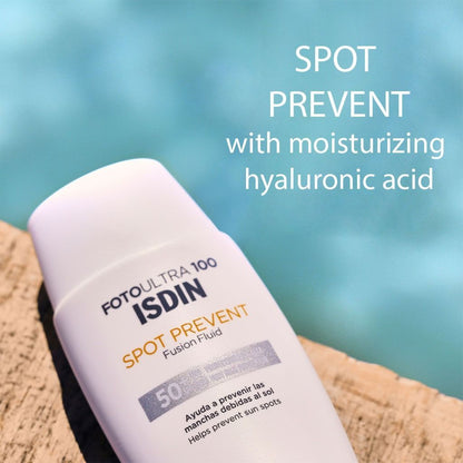 Isdin FotoUltra 100 Spot Prevent Facial Sunscreen Fusion Fluid SPF50+, 50ml - Makkah Pharmacy