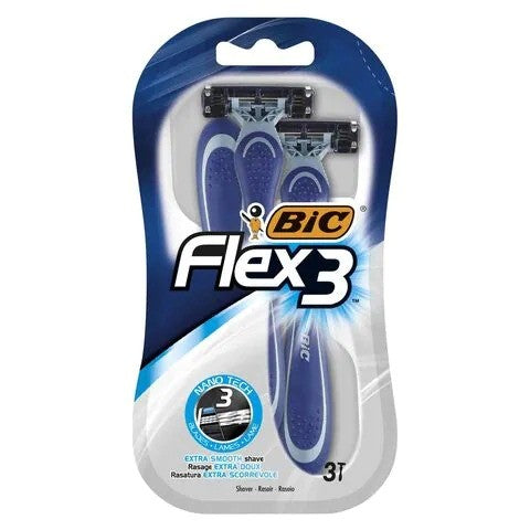 Bic Flex 3 Comfort Shaving Razor 3 Pieces