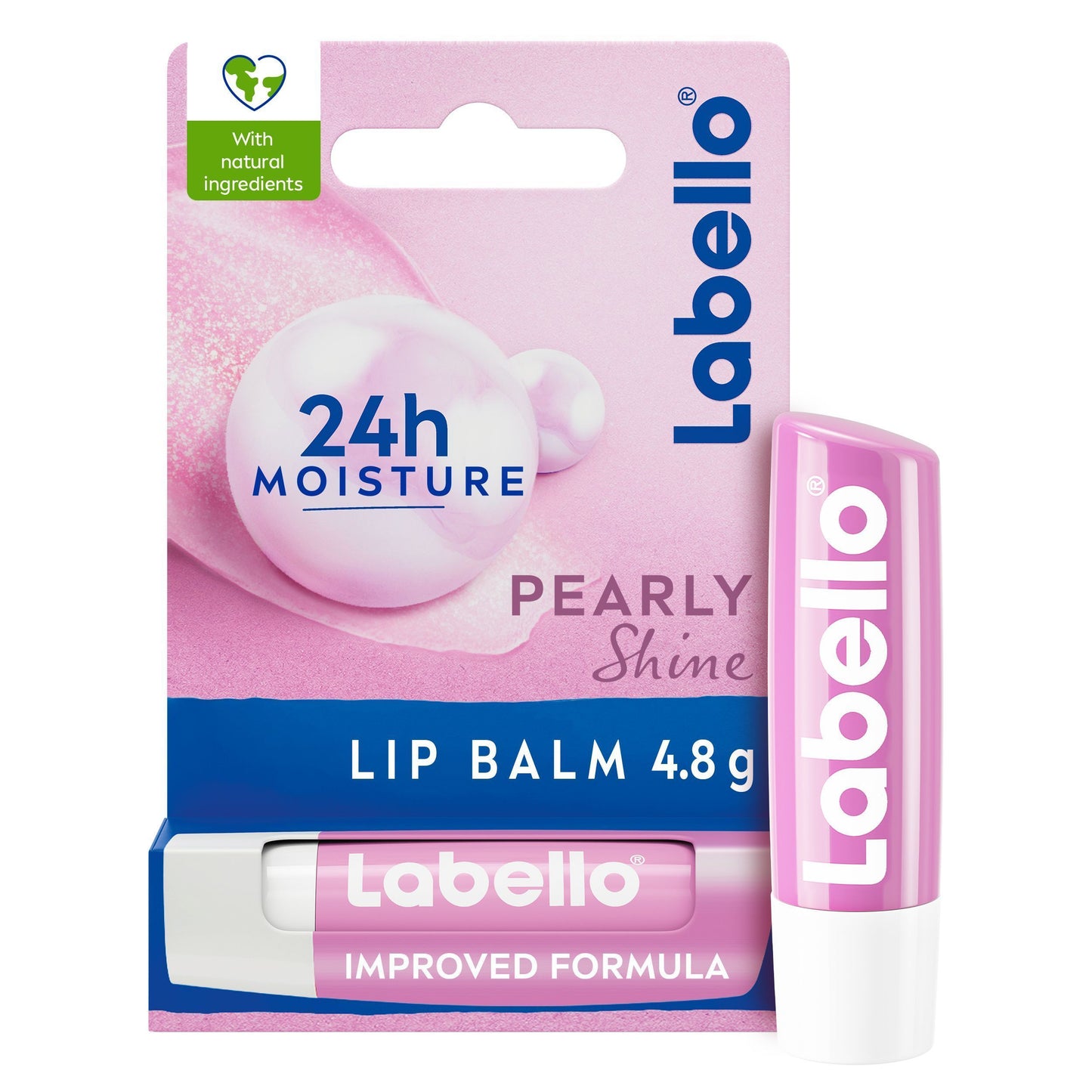 Labello 24H Melt-In Pearly Shine Moisturizing Lip Balm with Natural Oils, 1 Piece - Makkah Pharmacy