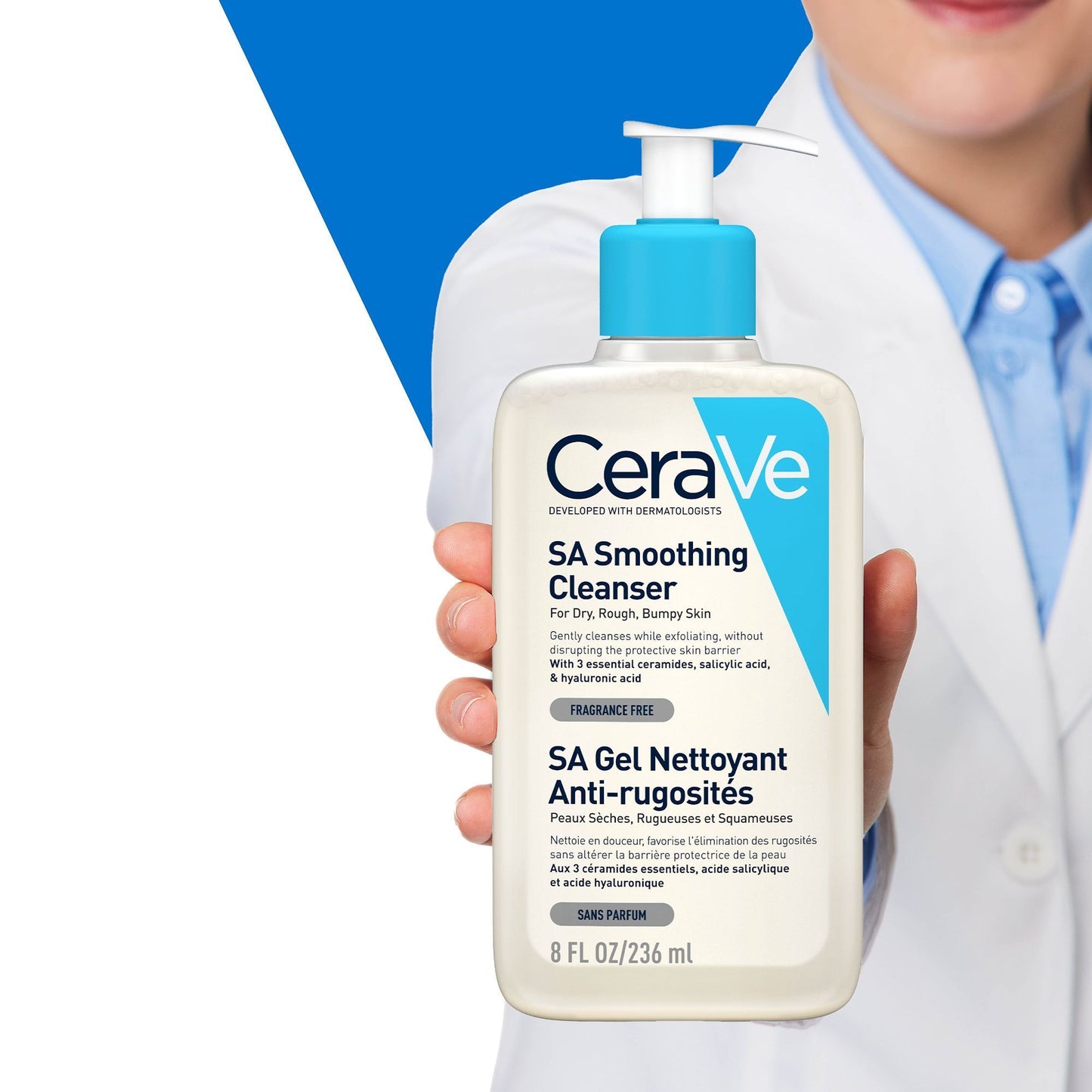 CeraVe SA Smoothing Cleanser for Normal, Dry & Rough Skin, 236ml - Makkah Pharmacy