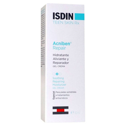 Isdin Acniben Repair Gel-Moisturizing Cream, 40ml - Makkah Pharmacy