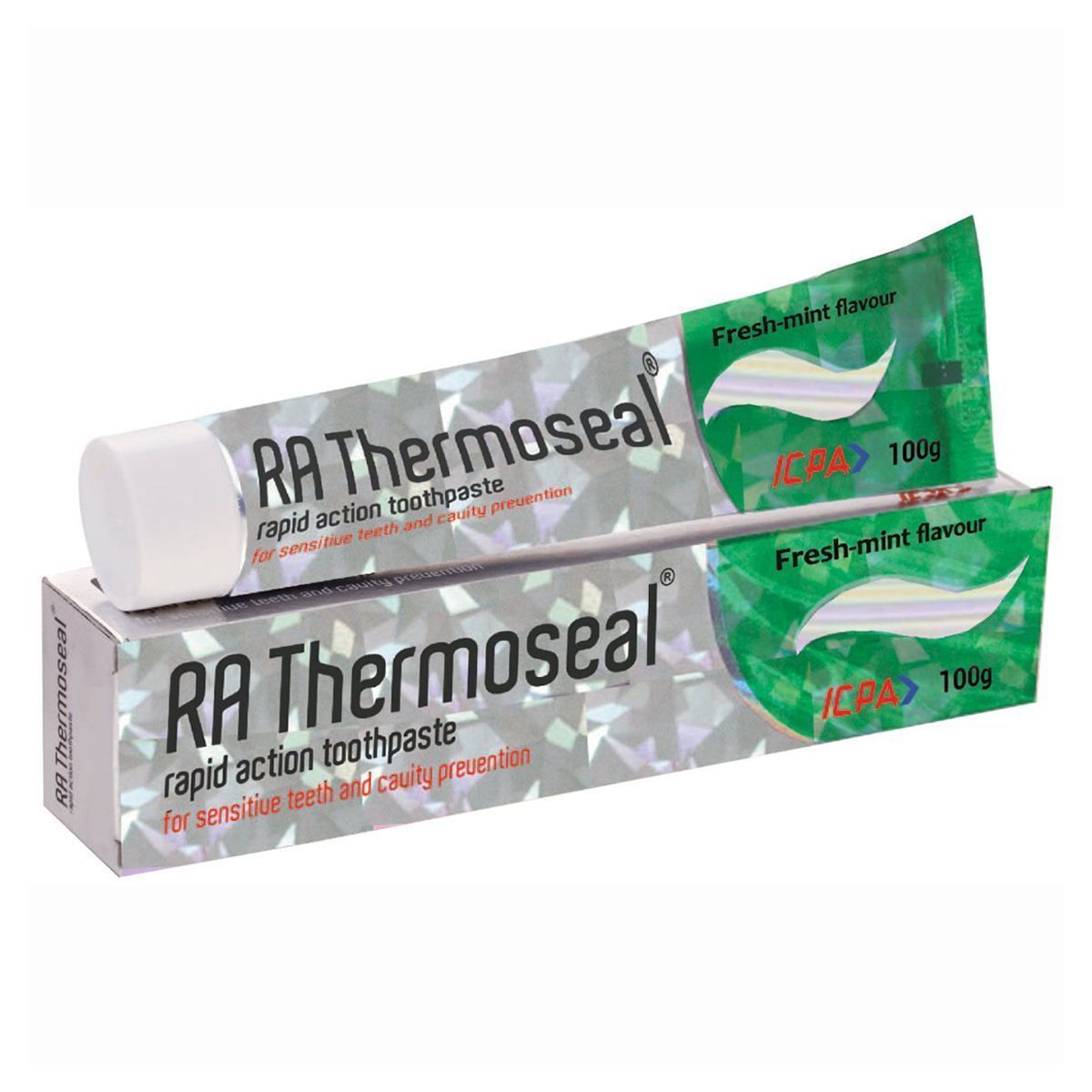 ICPA RA Thermoseal Rapid Action Toothpaste Fresh Mint Flavor for Sensitive Teeth, 100g