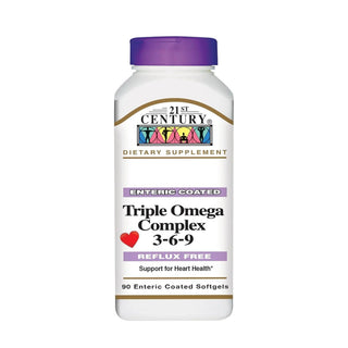 21st Century Triple Omega Complex Softgel, 30 Pieces