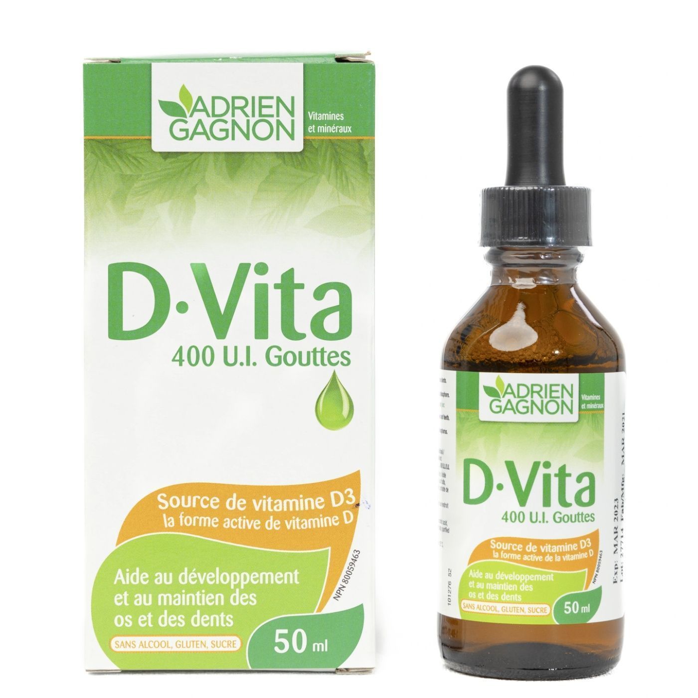 Adrien Gagnon D-VITA 400 I.U.Drops 50ml - Makkah Pharmacy