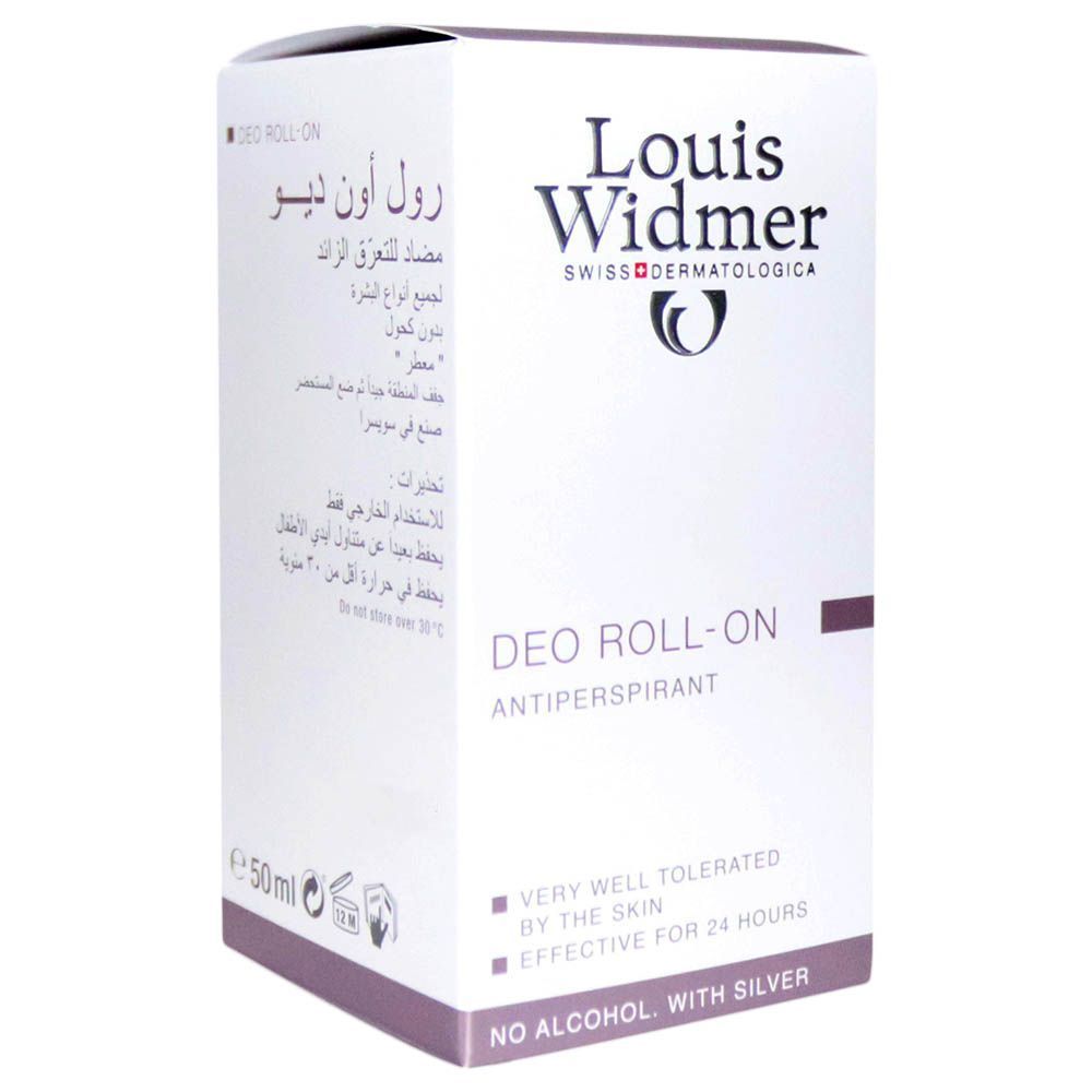 Louis Widmer Antiperspirant Roll-On Deodorant, 50ml - Makkah Pharmacy