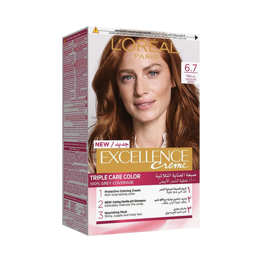 L'Oreal Paris Excellence Hair Dye 6.7 - Maroon Chocolat - Makkah Pharmacy
