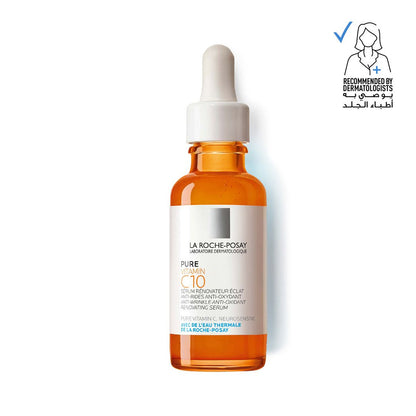 La Roche-Posay Pure Vitamin C Anti-Aging Face Serum for Sensitive Skin, 30ml - Makkah Pharmacy