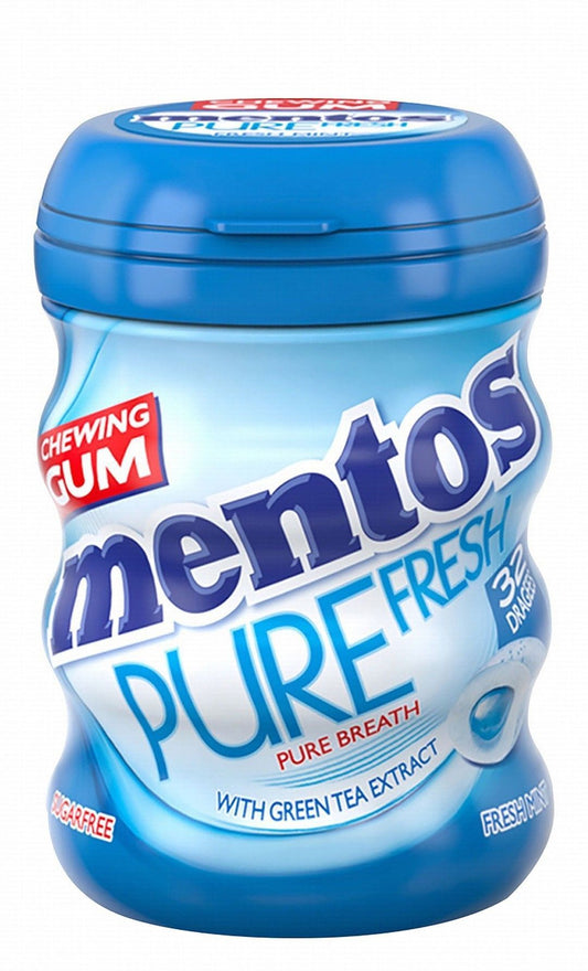 Mentos Pure Fresh Sugar Free Fresh Mint Chewing Gum, 56g - Makkah Pharmacy