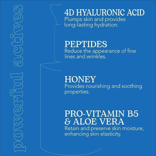 Beesline Super Hydrating, Plumping & Calming Facial Serum with Hyaluronic Acid, Peptides & Vitamin E for Sensitive Skin, 30ml - Makkah Pharmacy