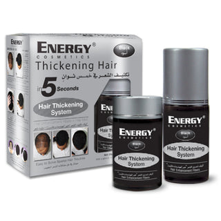 Energy Black Hair Thickening System Kit