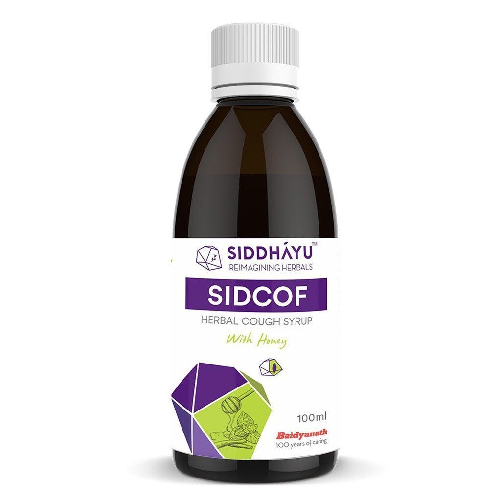 Sidcof Herbal Cough Syrup with Honey, 100ml