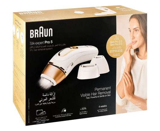 Braun Silk Expert Pro 5 Face & Body Hair Removal Device - PL5257, 1 Pack - Makkah Pharmacy