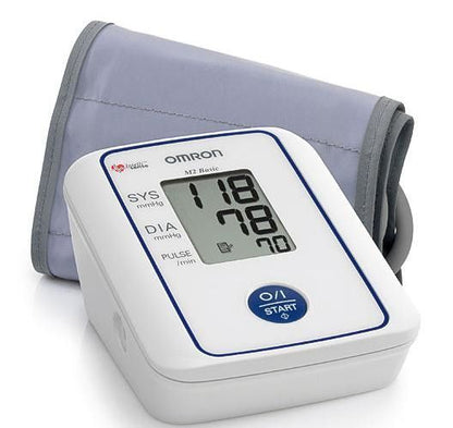 Omron M2 Basic Automatic Upper Arm Blood Pressure Monitor, 1 Pack - Makkah Pharmacy