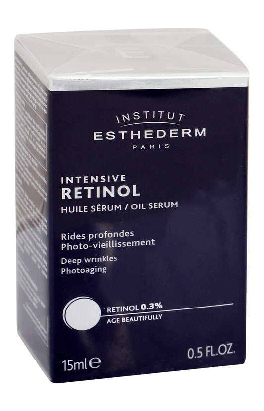 Esthederm Intensive Retinol Anti-Aging Facial Oil Serum for Deep Wrinkles, 15ml - Makkah Pharmacy