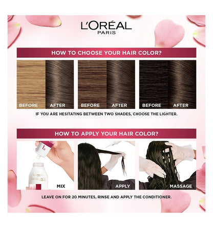 L'Oreal Excellence Triple Care Hair Color Cream Profound Light Brown 5.1, 1 Pack - Makkah Pharmacy
