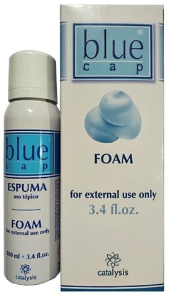 Blue Cap Foam, 100ml - Makkah Pharmacy