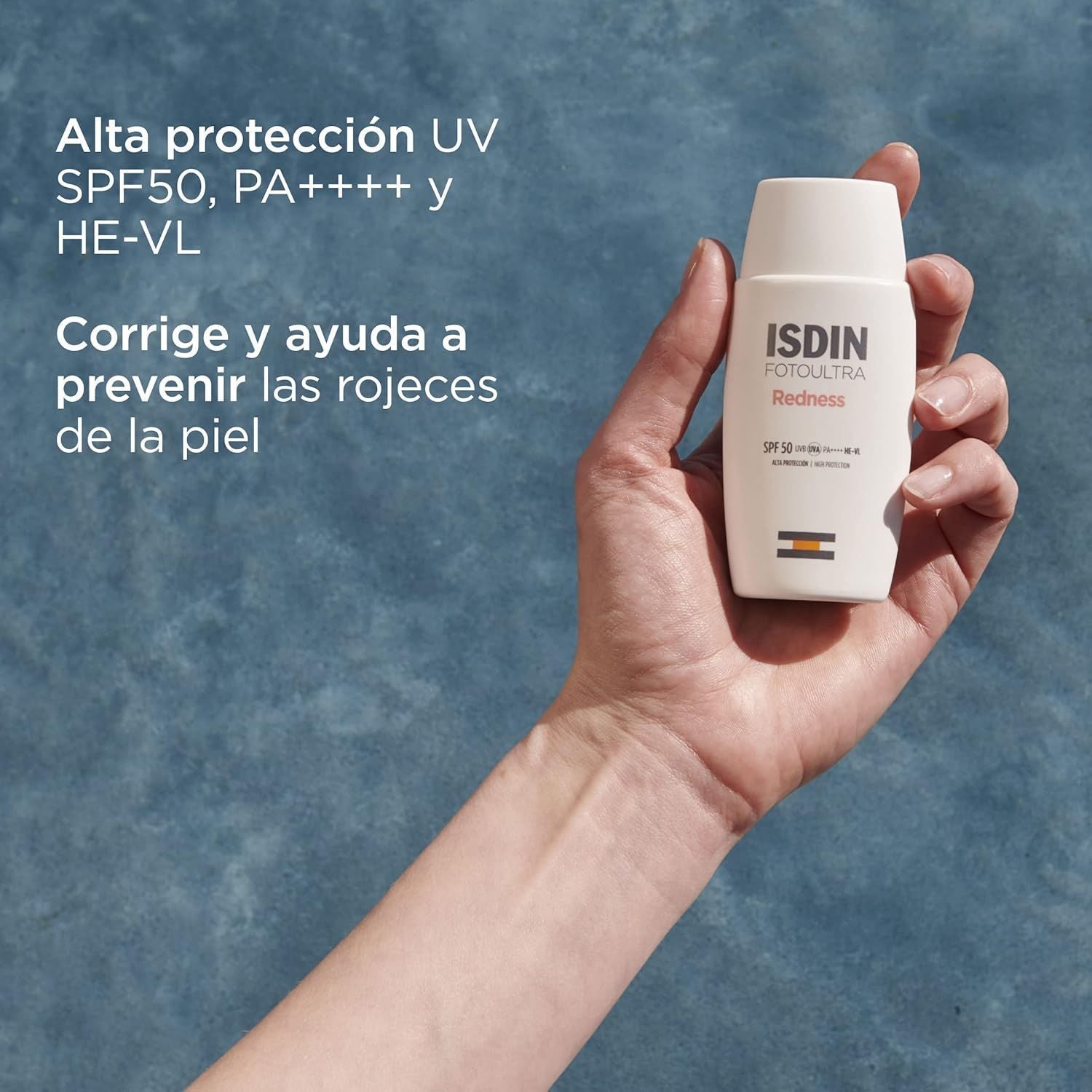 Isdin Fotoultra Hypoallergenic Water-Resistant Anti-Redness Facial Sunscreen SPF50 PA+++, 50ml - Makkah Pharmacy