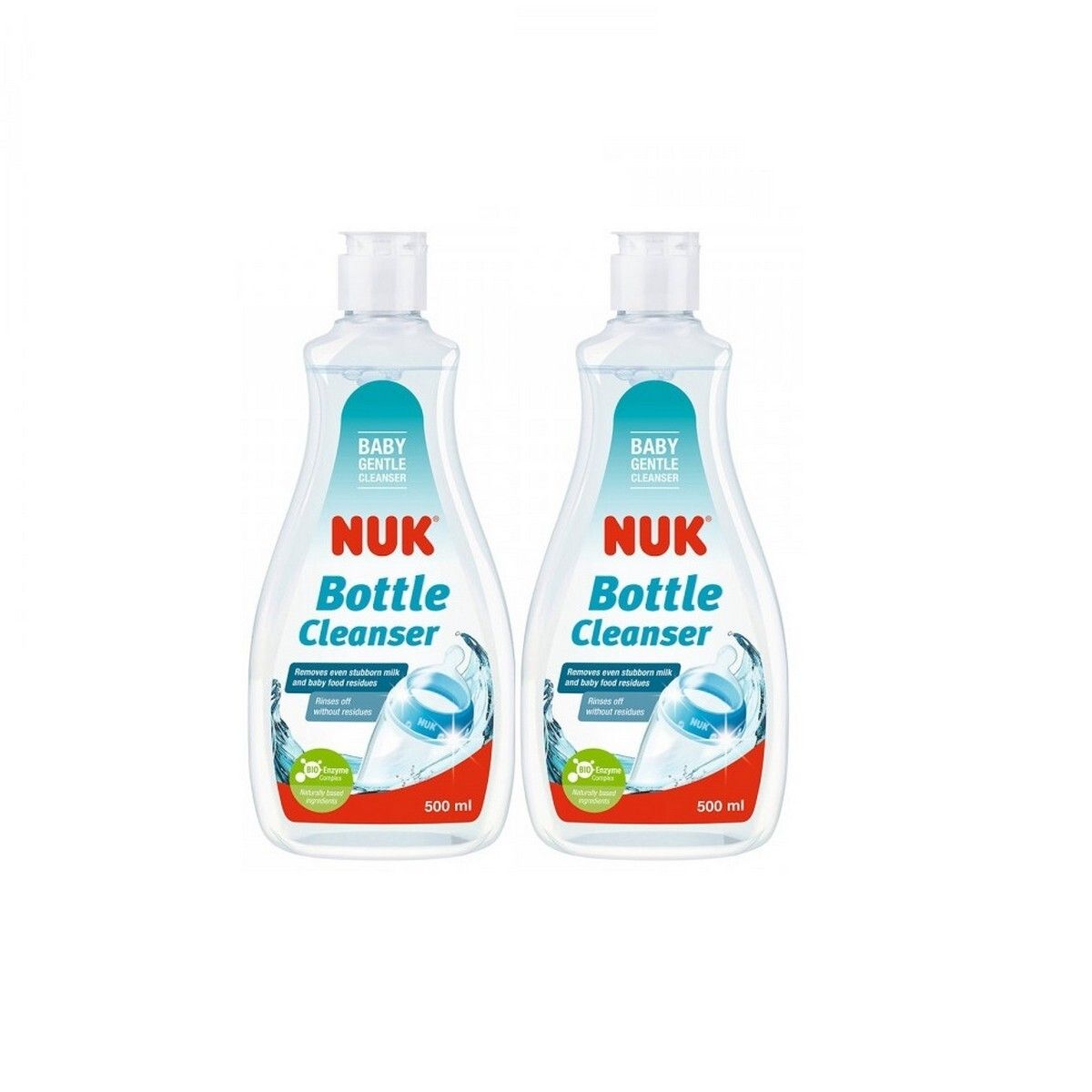 Nuk Bottle Cleanser, 2x500ml - Makkah Pharmacy